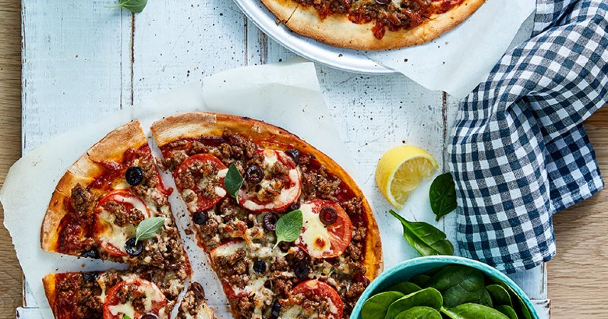 Lamb, Tomato & Olive Pizza - Ziggys
