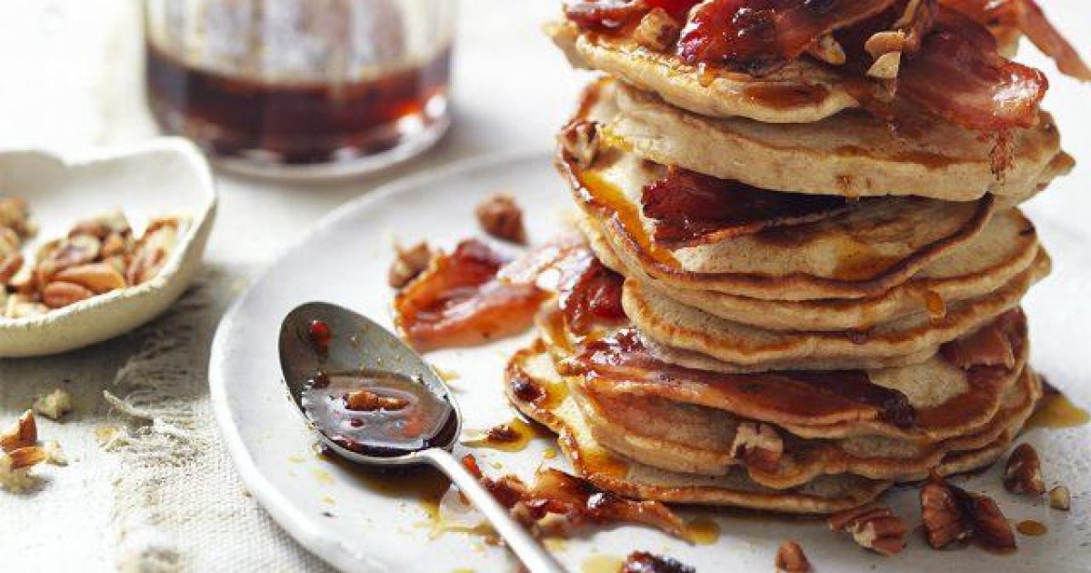 Maple Bacon Cinnamon & Pecan Pancakes - Ziggys