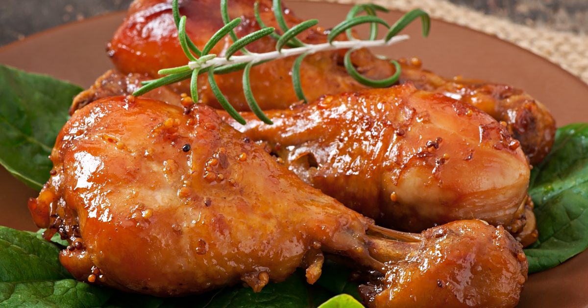 Baked Honey Mustard Chicken Drumsticks - Ziggys