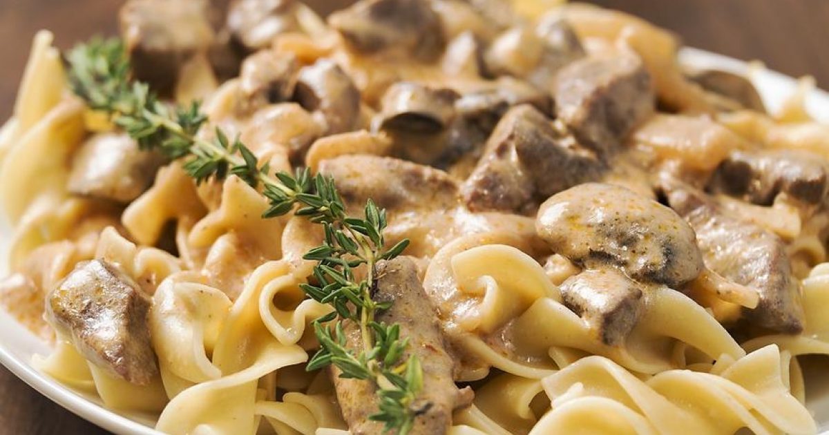 Round Steak Beef Stroganoff - Ziggys