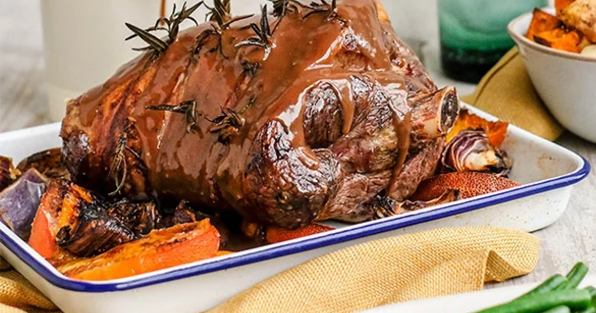 Roast Lamb with Chocolate Pepper Sauce - Ziggys