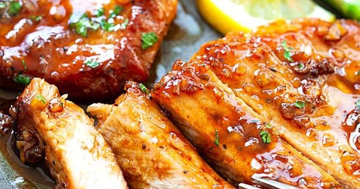 Sticky Citrus Pork Steaks - Ziggys
