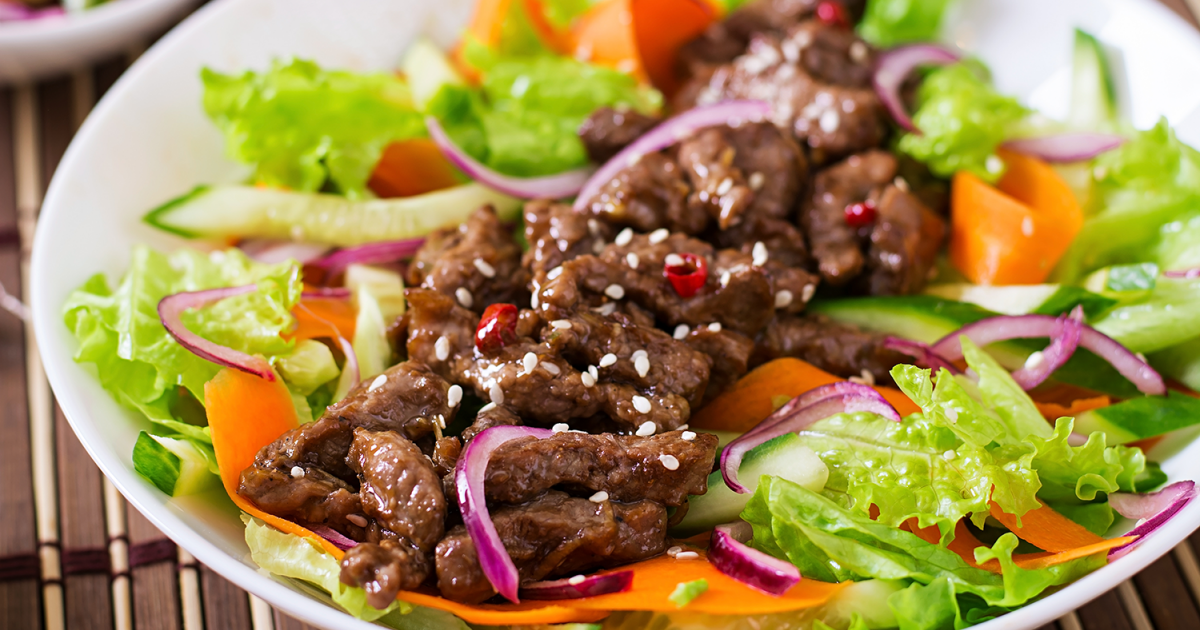 Teriyaki Beef Salad - Ziggys