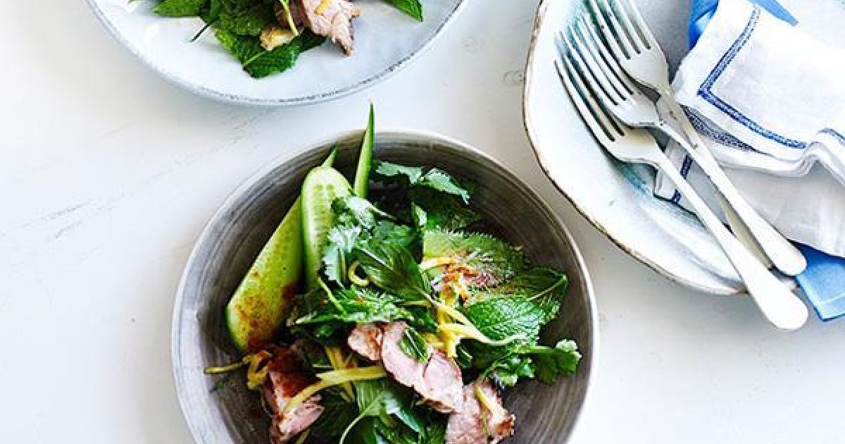 Thai Green Pork Salad with Green Mango - Ziggys