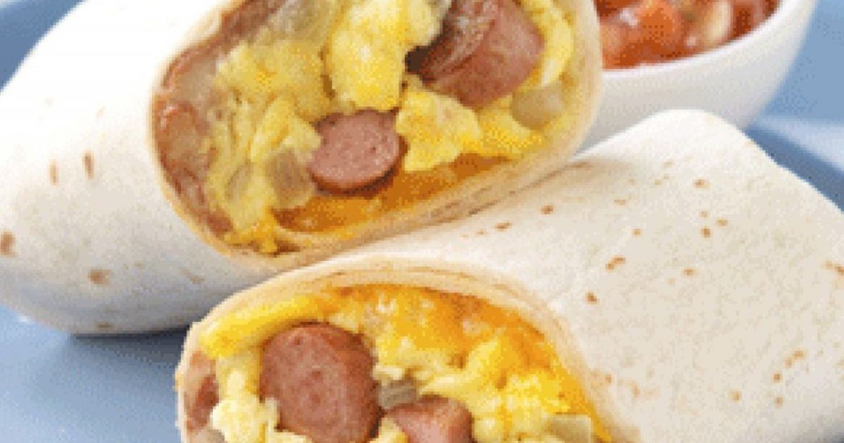 Vienna Sausage Breakfast Burrito - Ziggys