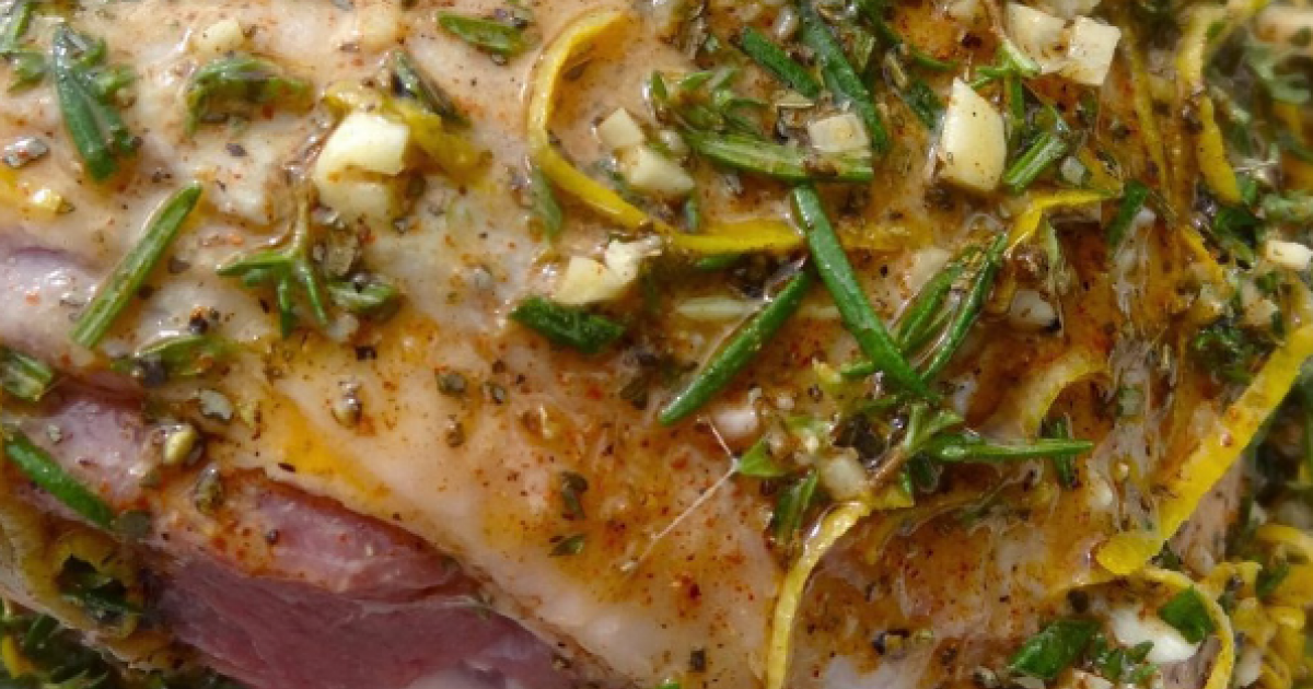 Greek Style Marinade for Lamb Leg Roast Ziggys